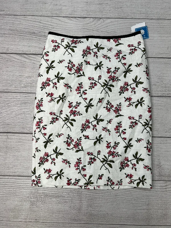 Skirt Midi By Ann Taylor In Floral, Size: 8