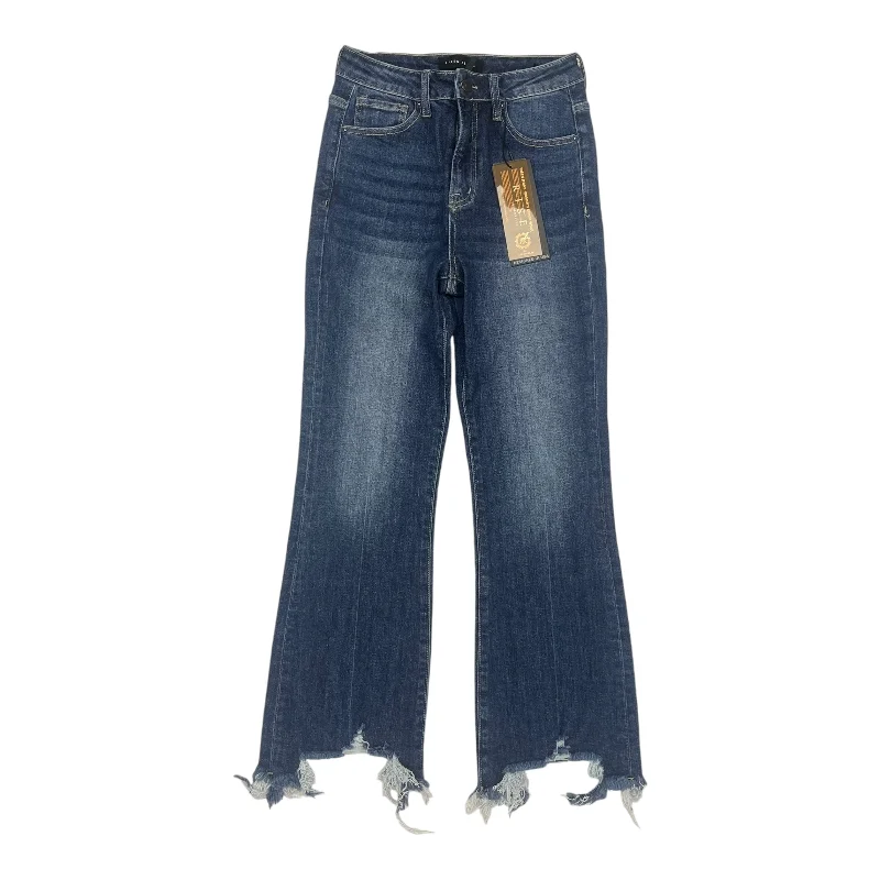 Jeans Boot Cut By Risen In Blue Denim, Size:2