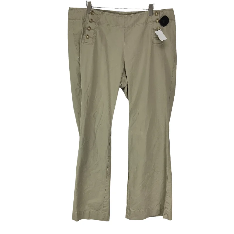 Cream Pants Chinos & Khakis Gap, Size 18