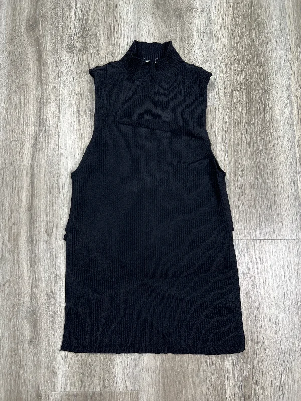 Black Top Sleeveless Babaton, Size L