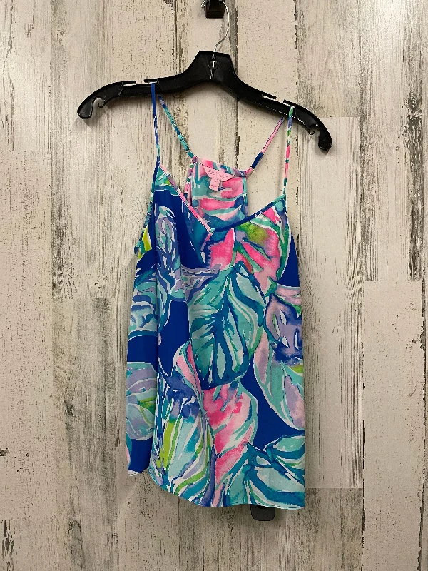 Blue Top Sleeveless Lilly Pulitzer, Size S