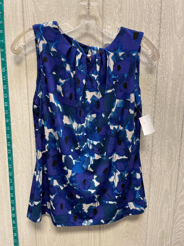 Floral Print Top Sleeveless Ivanka Trump, Size S