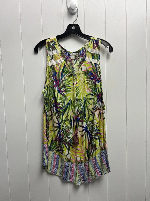 Green Top Sleeveless Cato, Size Xl