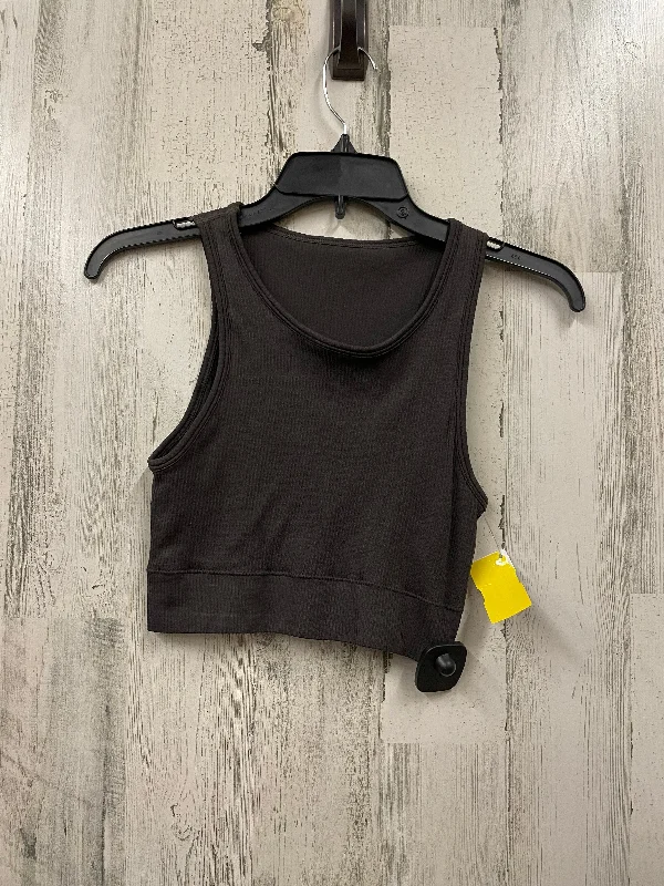 Grey Top Sleeveless Cmb, Size L