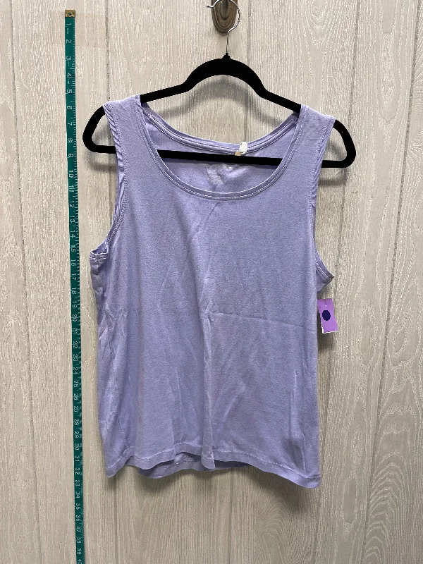 Purple Top Sleeveless Chicos, Size S