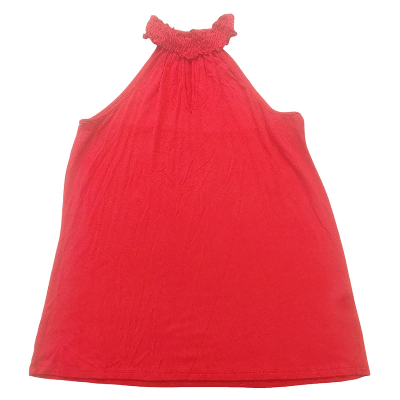 Red Top Sleeveless Kim & Cami, Size S