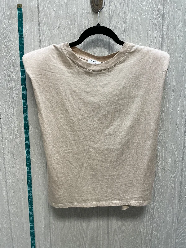 Tan Top Sleeveless Babaton, Size S