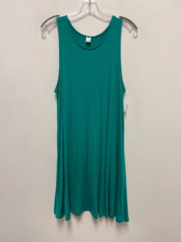 Green Dress Casual Short Old Navy, Size L