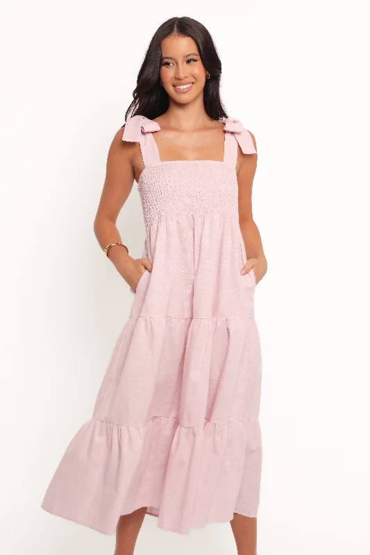 Giorgi Midi Dress - Pink