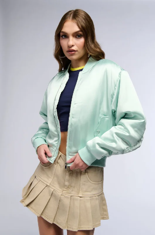 ARIZONA SATIN BOMBER