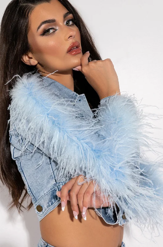 LIGHT AS A FEATHER DENIM JACKET