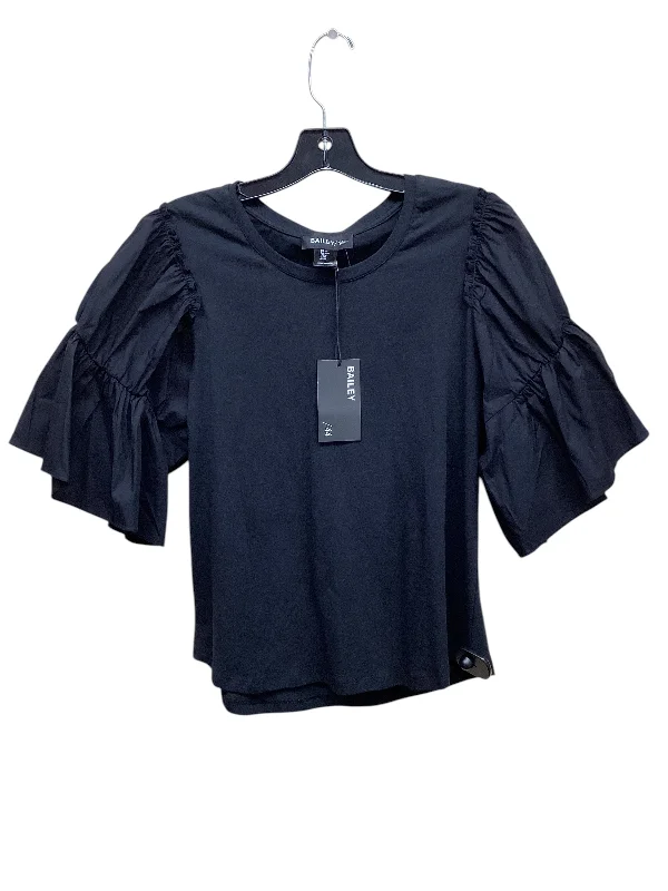 Top Short Sleeve By Bailey 44 In Black, Size: M